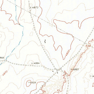 United States Geological Survey Tucker Mesa NE, AZ (1968, 24000-Scale) digital map