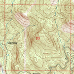 United States Geological Survey Tucker Mountain, CA (1966, 24000-Scale) digital map