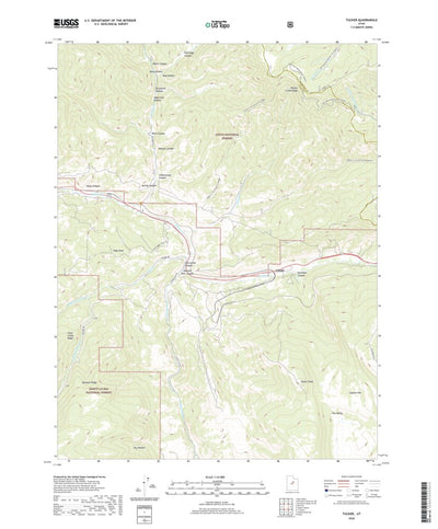 United States Geological Survey Tucker, UT (2020, 24000-Scale) digital map