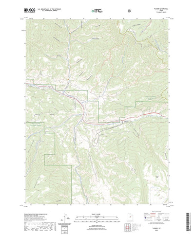 United States Geological Survey Tucker, UT (2023, 24000-Scale) digital map