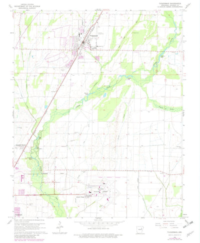 United States Geological Survey Tuckerman, AR (1965, 24000-Scale) digital map