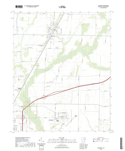 United States Geological Survey Tuckerman, AR (2020, 24000-Scale) digital map