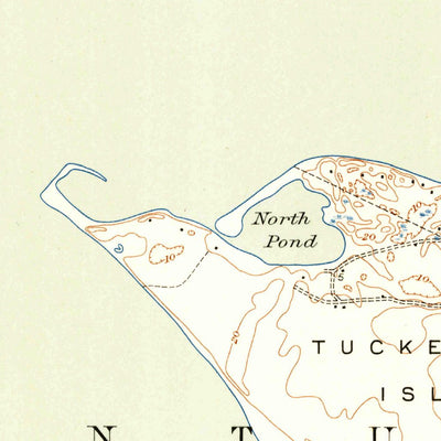 United States Geological Survey Tuckernuck Island, MA (1951, 31680-Scale) digital map