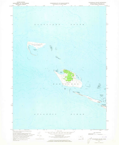 United States Geological Survey Tuckernuck Island, MA (1972, 24000-Scale) digital map