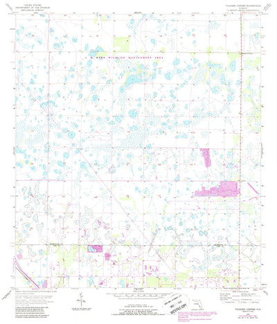 United States Geological Survey Tuckers Corner, FL (1957, 24000-Scale) digital map