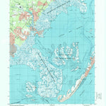 United States Geological Survey Tuckerton, NJ (1995, 24000-Scale) digital map
