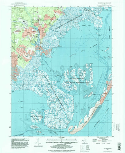 United States Geological Survey Tuckerton, NJ (1995, 24000-Scale) digital map