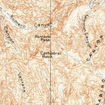 United States Geological Survey Tucson, AZ (1904, 125000-Scale) digital map