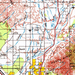 United States Geological Survey Tucson, AZ (1956, 250000-Scale) digital map