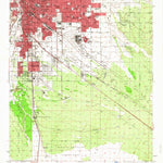 United States Geological Survey Tucson, AZ (1957, 62500-Scale) digital map