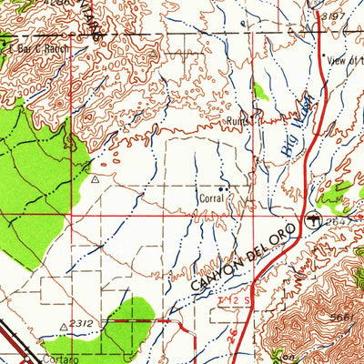 United States Geological Survey Tucson, AZ (1959, 250000-Scale) digital map