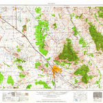 United States Geological Survey Tucson, AZ (1962, 250000-Scale) digital map