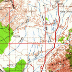 United States Geological Survey Tucson, AZ (1962, 250000-Scale) digital map
