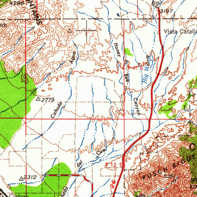 United States Geological Survey Tucson, AZ (1962, 250000-Scale) digital map