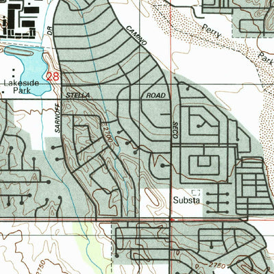 United States Geological Survey Tucson East, AZ (1996, 24000-Scale) digital map