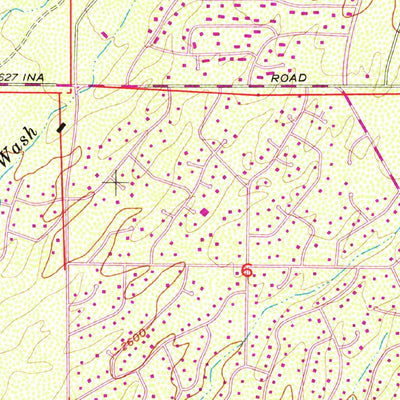 United States Geological Survey Tucson North, AZ (1957, 24000-Scale) digital map
