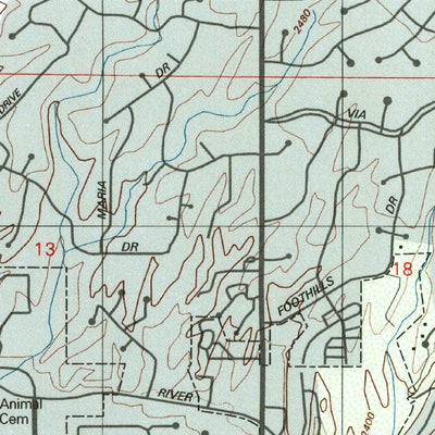 United States Geological Survey Tucson North, AZ (1996, 24000-Scale) digital map