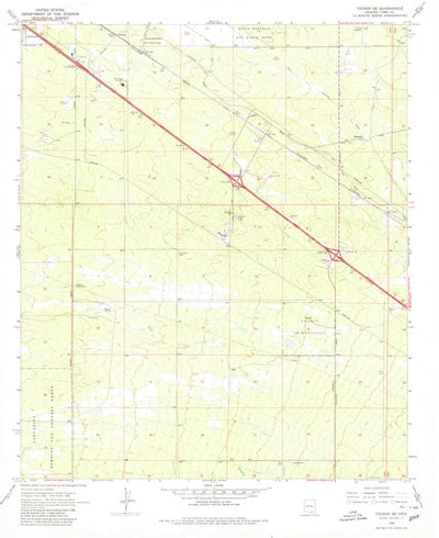 United States Geological Survey Tucson SE, AZ (1968, 24000-Scale) digital map