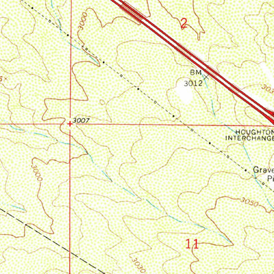 United States Geological Survey Tucson SE, AZ (1968, 24000-Scale) digital map