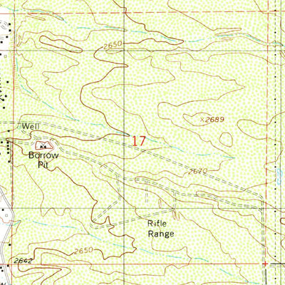 United States Geological Survey Tucson SW, AZ (1983, 24000-Scale) digital map