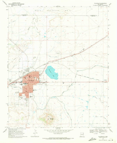 United States Geological Survey Tucumcari, NM (1967, 24000-Scale) digital map