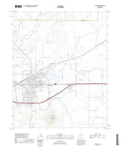 United States Geological Survey Tucumcari, NM (2020, 24000-Scale) digital map