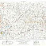 United States Geological Survey Tucumcari, NM-TX (1954, 250000-Scale) digital map