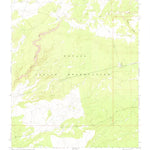 United States Geological Survey Tudecoz Spring, AZ (1971, 24000-Scale) digital map