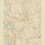 United States Geological Survey Tug Mountain, ME (1943, 62500-Scale) digital map