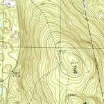 United States Geological Survey Tug Mountain, ME (1990, 24000-Scale) digital map