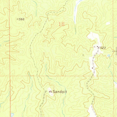 United States Geological Survey Tula, MS (1972, 24000-Scale) digital map