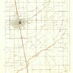 United States Geological Survey Tulare, CA (1927, 31680-Scale) digital map