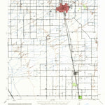 United States Geological Survey Tulare, CA (1942, 62500-Scale) digital map