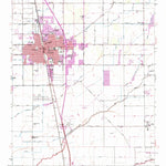 United States Geological Survey Tulare, CA (1950, 24000-Scale) digital map