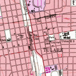 United States Geological Survey Tulare, CA (1950, 24000-Scale) digital map