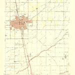 United States Geological Survey Tulare, CA (1951, 24000-Scale) digital map