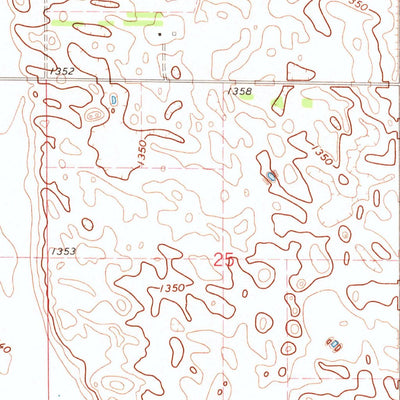 United States Geological Survey Tulare SE, SD (1967, 24000-Scale) digital map