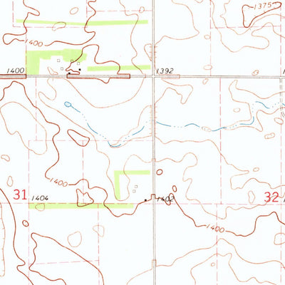 United States Geological Survey Tulare SW, SD (1967, 24000-Scale) digital map