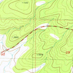 United States Geological Survey Tularosa Canyon, NM (1981, 24000-Scale) digital map