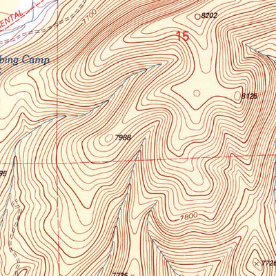 United States Geological Survey Tularosa Canyon, NM (1999, 24000-Scale) digital map