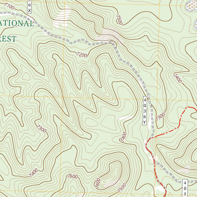United States Geological Survey Tularosa Canyon, NM (2023, 24000-Scale) digital map