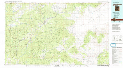 United States Geological Survey Tularosa Mountains, NM (1983, 100000-Scale) digital map
