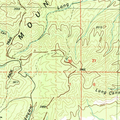United States Geological Survey Tularosa Mountains, NM (1983, 100000-Scale) digital map