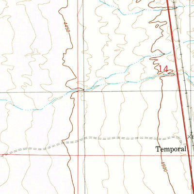 United States Geological Survey Tularosa NE, NM (1982, 24000-Scale) digital map