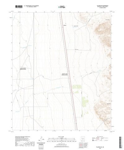United States Geological Survey Tularosa NE, NM (2020, 24000-Scale) digital map