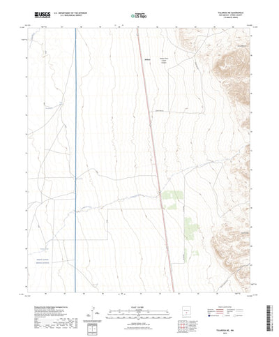 United States Geological Survey Tularosa NE, NM (2023, 24000-Scale) digital map