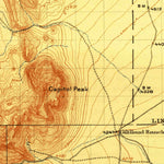 United States Geological Survey Tularosa, NM (1916, 125000-Scale) digital map