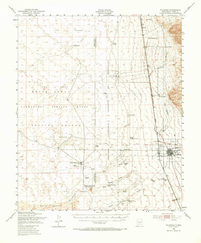 United States Geological Survey Tularosa, NM (1948, 62500-Scale) digital map