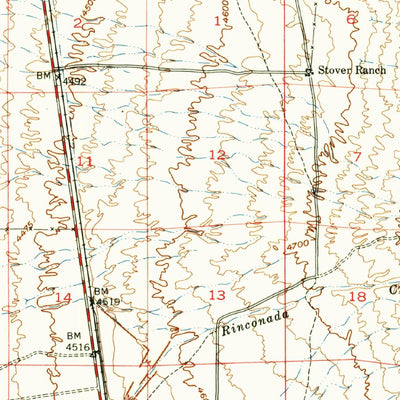 United States Geological Survey Tularosa, NM (1948, 62500-Scale) digital map