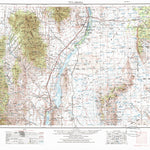 United States Geological Survey Tularosa, NM (1954, 250000-Scale) digital map